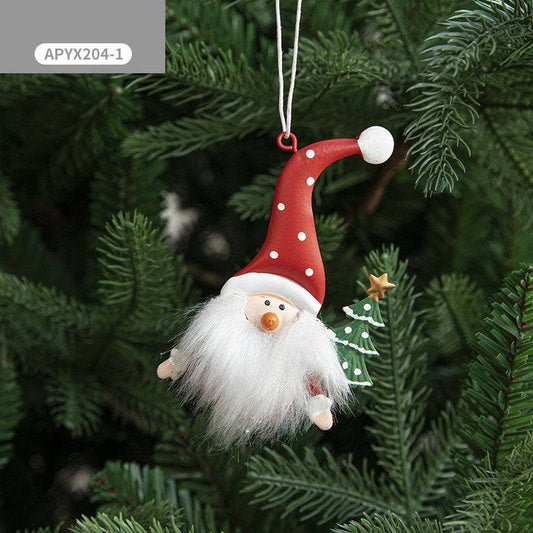 Christmas Decorations – Painted Snowmen Pendants & Tree Ornaments
