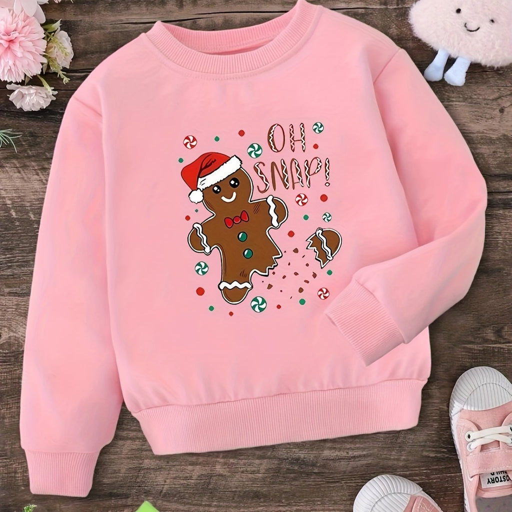 Christmas Gingerbread Graphic Girl Crew