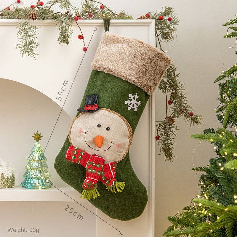 Christmas Socks & Hanging Decorations – Ornament & Christmas Gift Tree Décor

