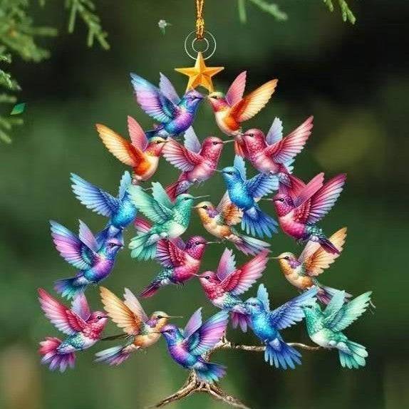 Hummingbird Christmas Ornament – Festive Christmas Tree Decoration
