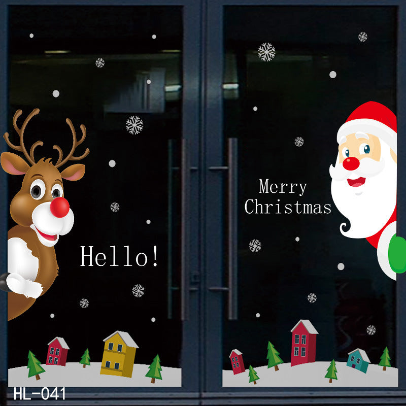 Christmas window stickers