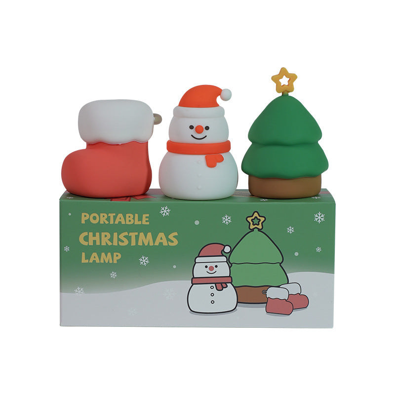 Christmas Silicone Night Light for Home Decor