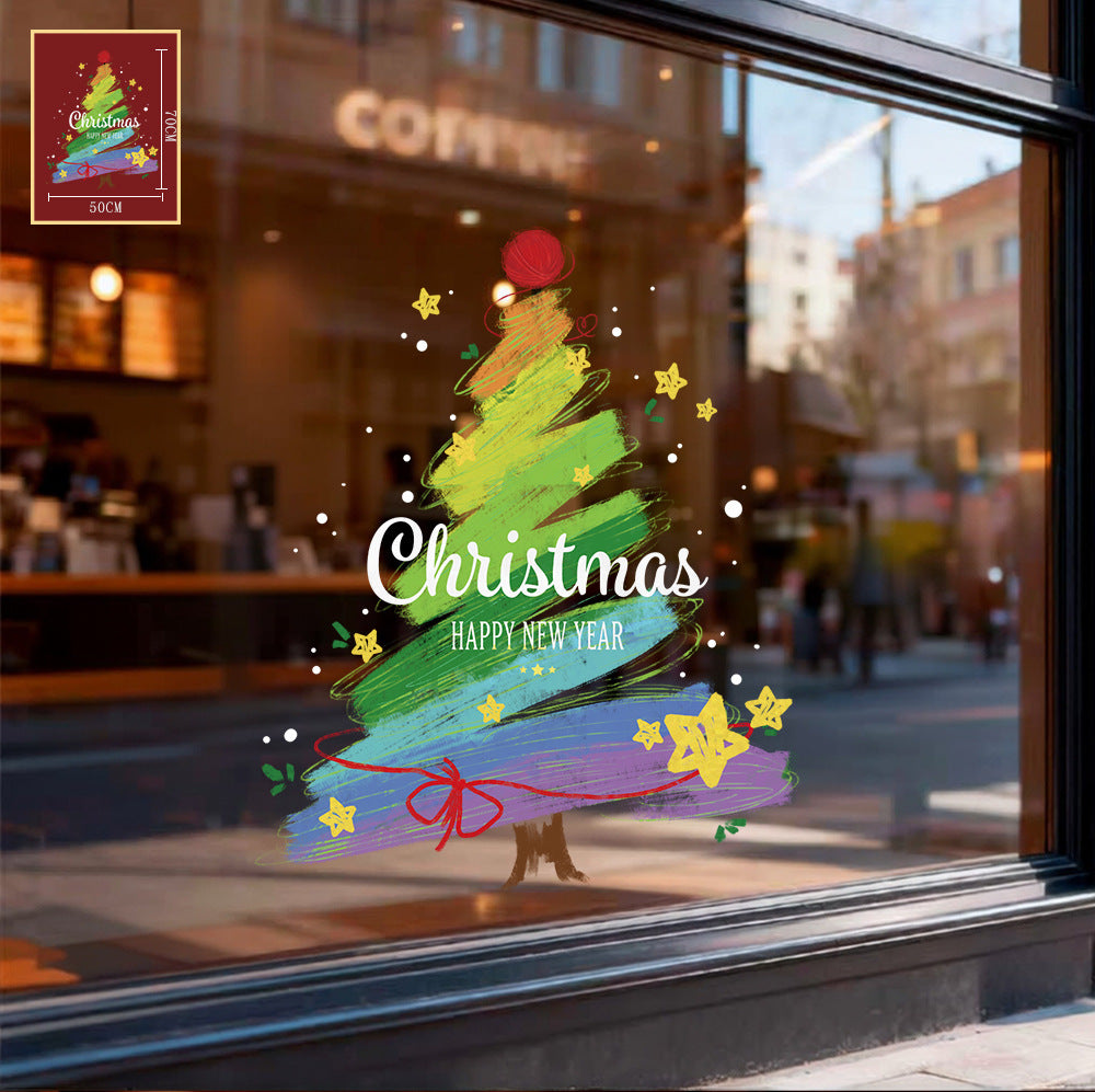 Christmas window stickers
