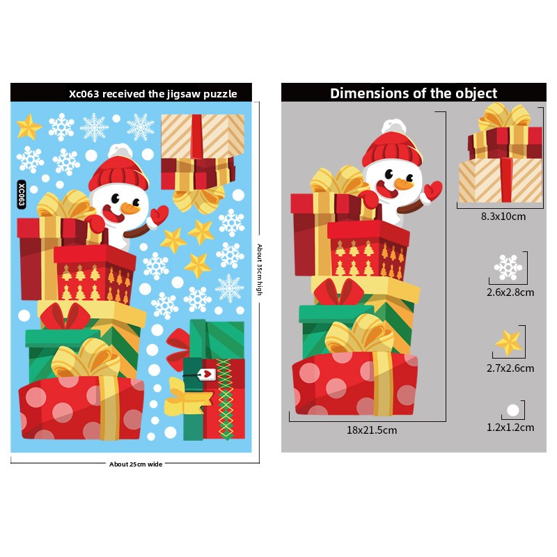 Christmas  Snowflake Stickers