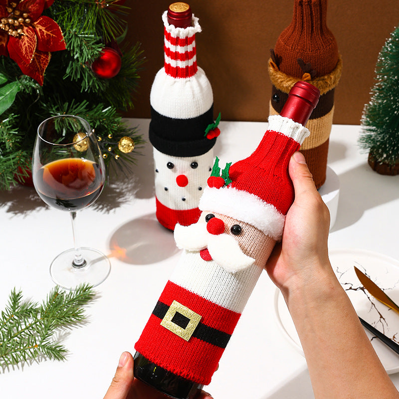 Christmas   Bottle Sleeve Knitted