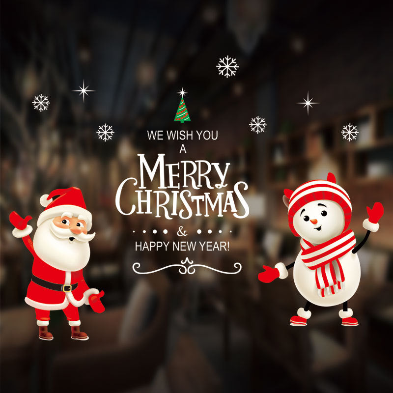 Christmas window stickers