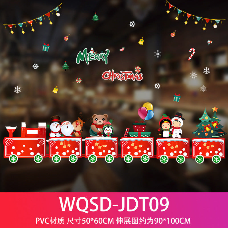 Christmas window stickers