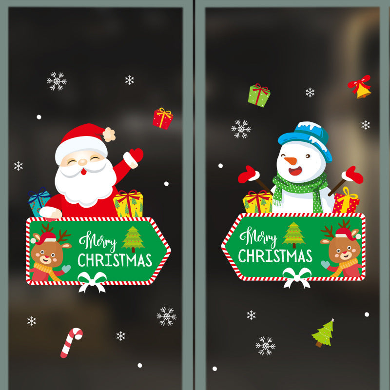 Christmas window stickers