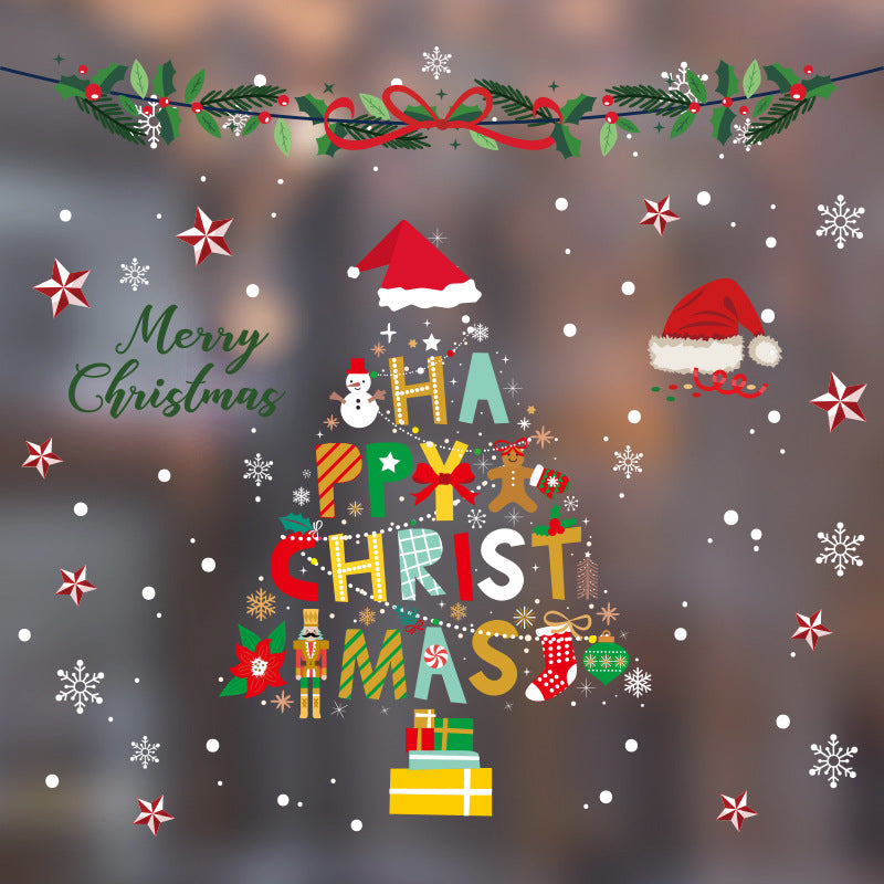 Christmas window stickers