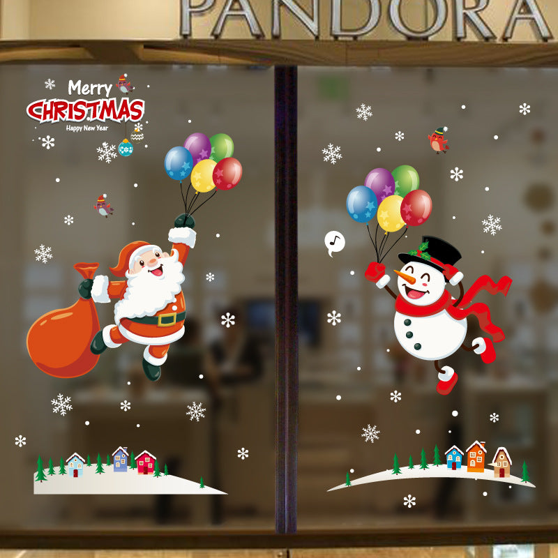 Christmas window stickers