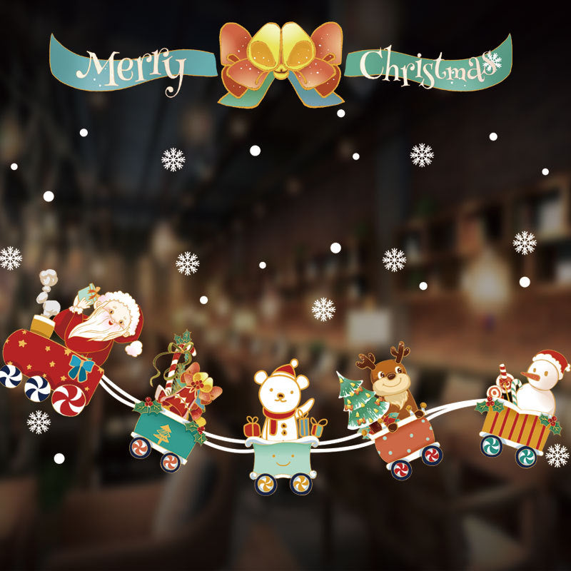 Christmas window stickers
