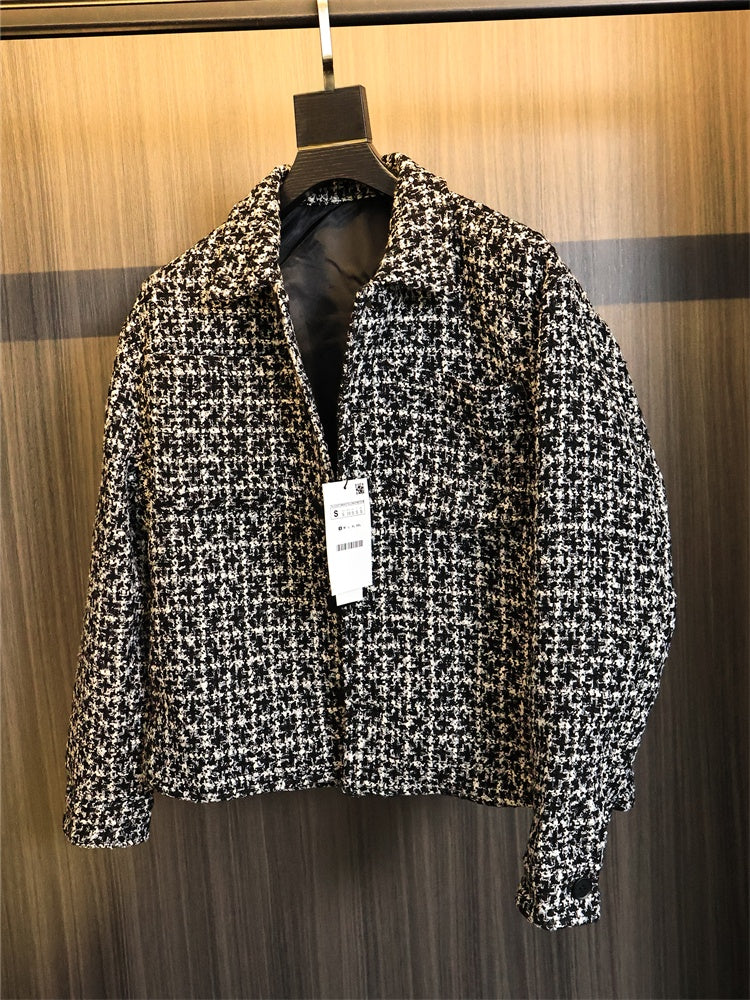 Loose collared jacket coat