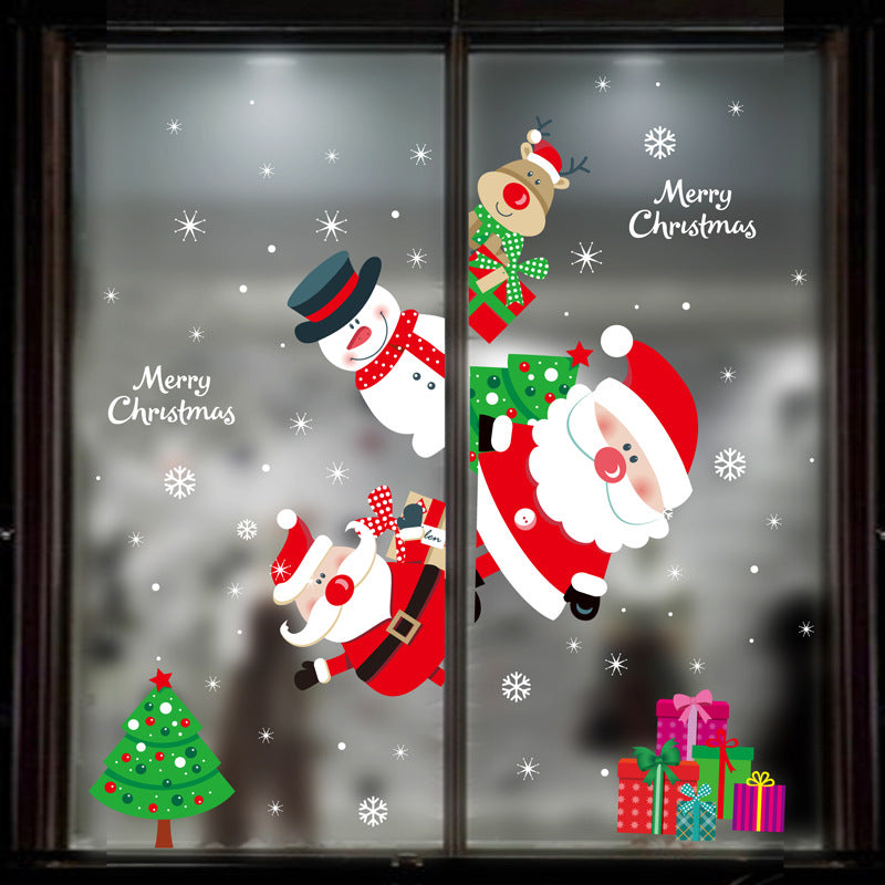 Christmas window stickers