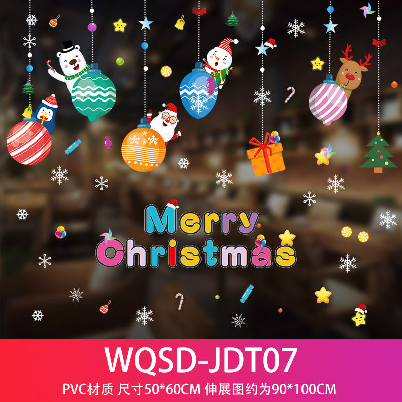 Christmas window stickers