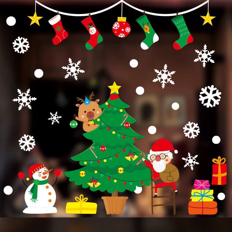 Christmas window stickers
