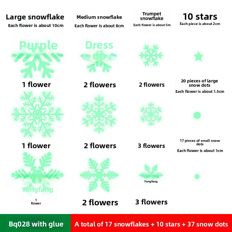 Snowflake Decoration Stickers