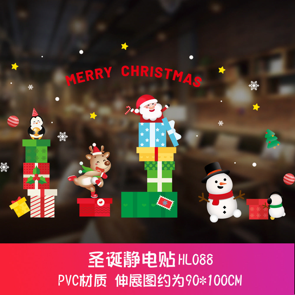 Christmas window stickers