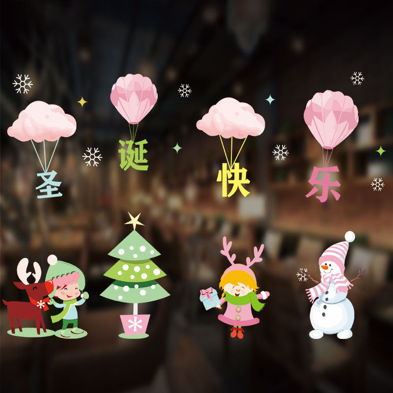 Christmas window stickers